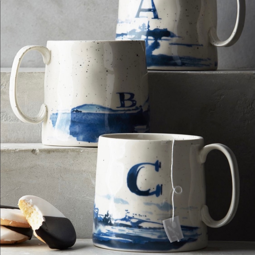 Anthropologie Letter Mug “C”